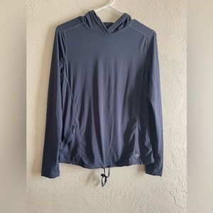 Mountain Hardwear Women's Crater Lake Sun Hoodie - Small, Zinc